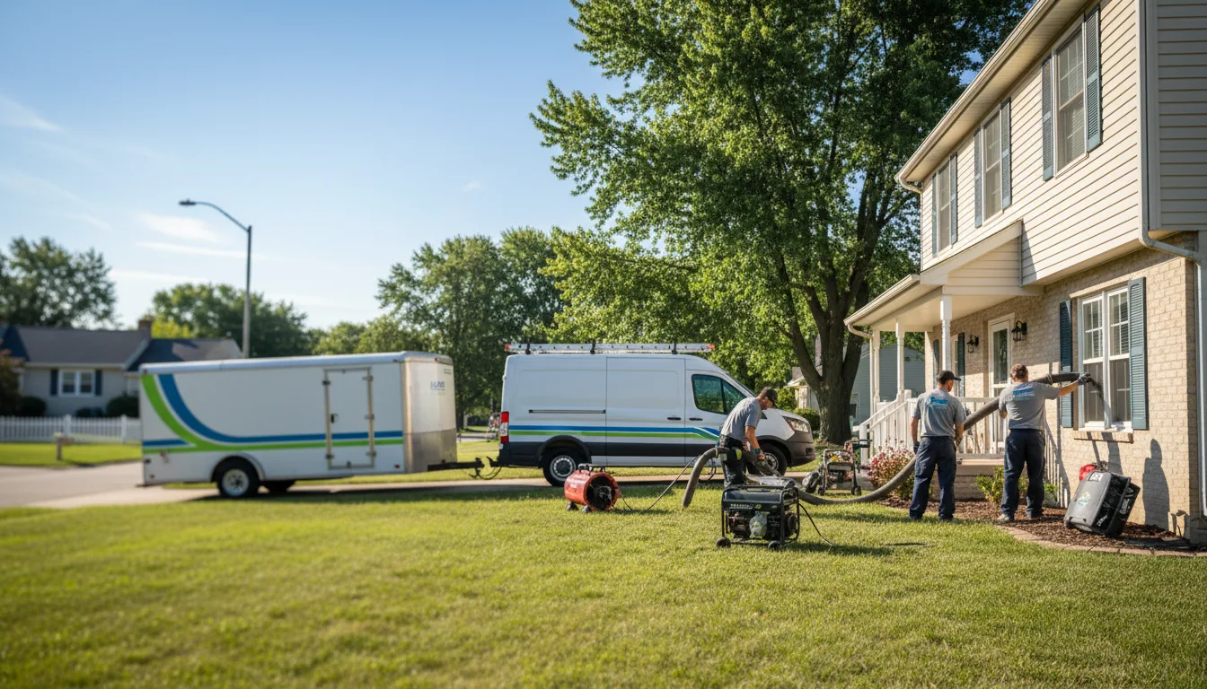 Flooded Basement Restoration And Cleanup With Repair in Dighton, KS near me